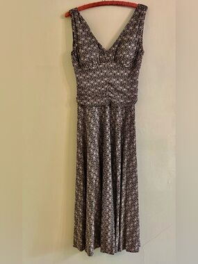 Scarlett Black and White Geometric Maxi Dress Super Comfy Size 6